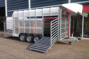 Ifor Williams TA510G14-3 hoog enkeldeks veetrailer (6)