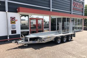 Ifor Williams GX126-3 Tridem machinetransporter  (1)