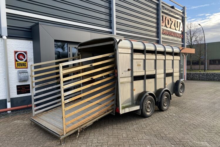 Veetrailer Ifor Williams dubbeldeks 2012 366x178x183 (1)
